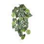 Piante artificiali appese RONELIO su bastoncino, difficilmente infiammabili, verde-bianco, 70 cm