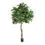Ficus Lyrata artificiale FELTON, tronco artificiale, verde, 360 cm