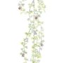 Ghirlanda artificiale di larice MIBRAN, pigne, verde-bianco, 190 cm