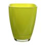 Vaso da fiori YULE, vetro, verde mela, 13,5x13,5x17cm