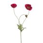 Ramo decorativo di papavero SCHUNRA, fucsia, 75 cm