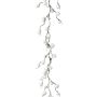 Ghirlanda artificiale in cotone BAZU, bianco, 180 cm