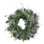 Corona di abete artificiale STOCKTON, verde, innevato, Ø60cm