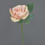 Rosa artificiale NIKOLETA, rosa, 30cm, Ø12cm