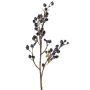 Ramo artificiale di mirtillo YLLKA con bacche, blu-nero, 60cm