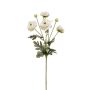 Ranuncolo artificiale HIBBA, crema, 65cm