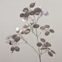 Ramo artificiale di lunaria ADONISA, argento-oro, 65cm
