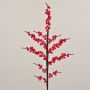 Ramo artificiale di agrifoglio KUNJUAM con bacche, rosso, 80cm