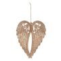 Ciondolo decorativo di ali d'angelo FASITA acrilico, glitter, oro, 15cm