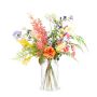 Mazzo di fiori artificiali primaverili AVIV, rosa-lilla-giallo, 75 cm, Ø 55 cm