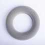 Anello di schiuma AMEB per fiori artificiali, con base in plastica, grigio, Ø17cm