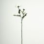 Ramo decorativo di zinnie GUNDISINE, Eco Collection, bianco-lilla, 65 cm, Ø 9 cm