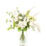 Mazzo artificiale invernale FUYUKO, bianco-verde, 70 cm, Ø 55 cm