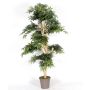 Acero giapponese artificiale ANTIP, tronco vero, verde-rosso, 150 cm - Made in Italy