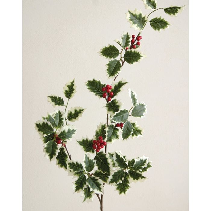 Ramo di agrifoglio artificiale GERRET con bacche, verde, 50cm