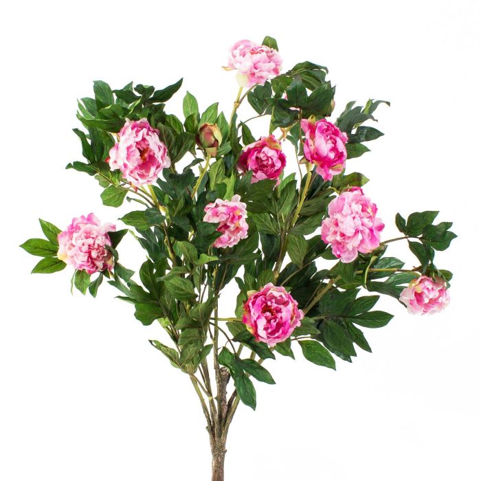 Cespuglio rose finto ROSALIA,tronco artificiale,fiori,bianco,135cm - Alberi artificiali