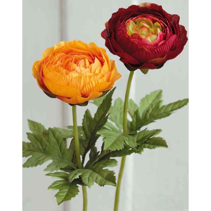 Ramo ranuncolo poliestere - Fiori Artificiali