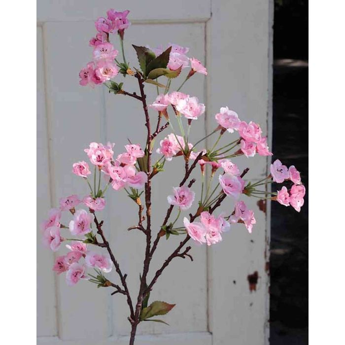 Ramo Di Ciliegio In Fiore Finto Arielle – 75 Cm, Rosa, Pianta Artificiale Decorativa