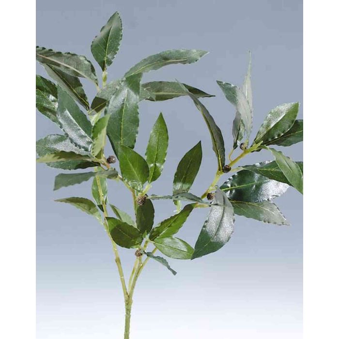 Ramo Alloro Artificiale 45cm - Decorazione Floreale Con Bacche Per Composizioni E Addobbi - Foto 7