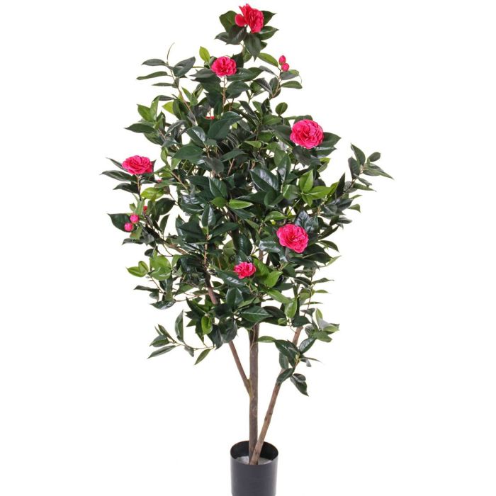 Confezione Da 2 Alberi Di Camelia Artificiali, Grandi Alberi