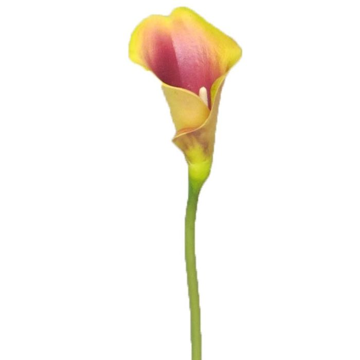 Calla Viola Calla artificiale JIALIN, giallo-viola, 40 cm