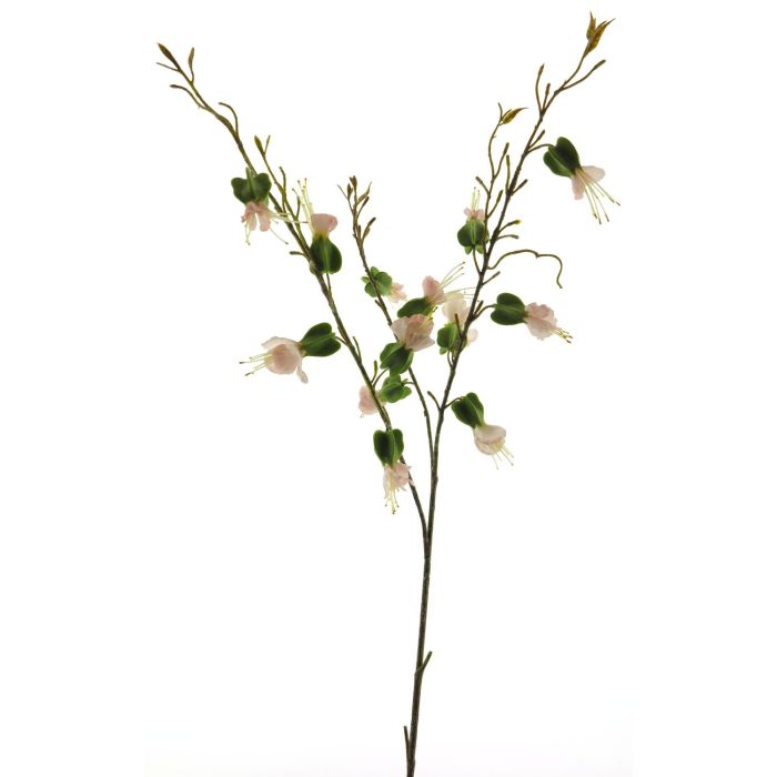 Ramo Di Rosa Canina Artificiale 56 Cm – 7 Bacche Rosse, Decorazione Realistica Per Casa, Ufficio E Matrimoni