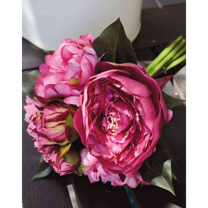 16 Pezzi di Rose Artificiali con Stelo per Bouquet da Sposa Fai-da-Te