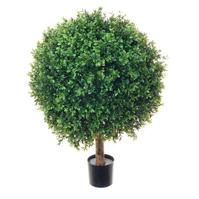 PortoAlegre Albero Di Bosso Artificiale Viola 60 Cm – Set 2 Piante Con Picchetto, UV-Resistant Per Esterno E Interno