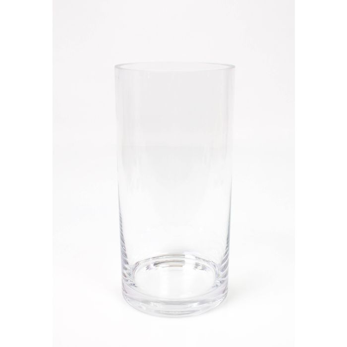 Vaso Cilindrico In Vetro INNA-Glas Sansa, Trasparente, Altezza 25 Cm, Diametro 12 Cm, Portacandela O Centrotavola