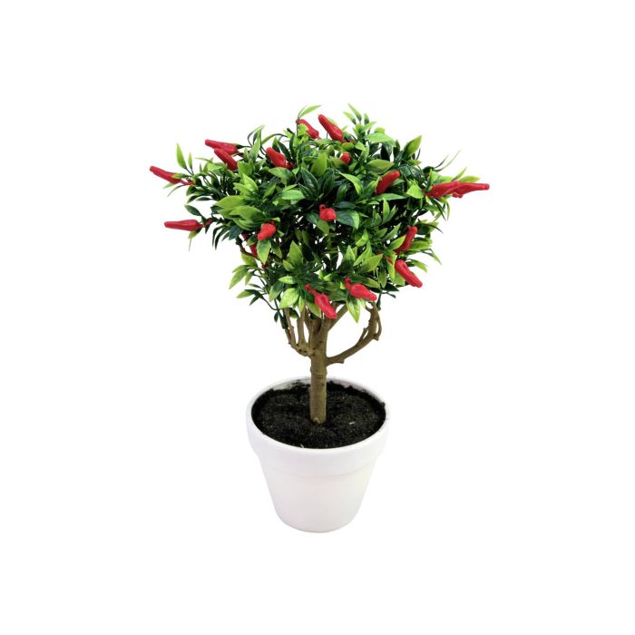 Laiiqi 9 pezzi Peperone artificiale Peperoncino falso Realistico Peperone colorato vegetale per la decorazione della cucina di casa Puntelli Pepe misto artificiale Set