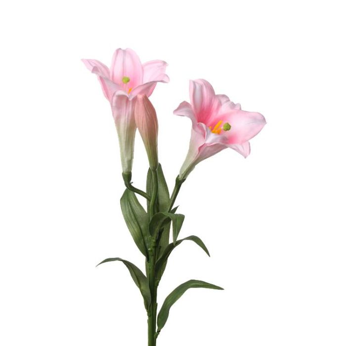 Giglio tigrato artificiale DANBI, rosa, 85cm, 9cm - Fiori artificiali