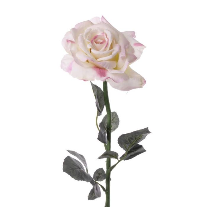 Rosa finta VERITA, bianca, 65cm