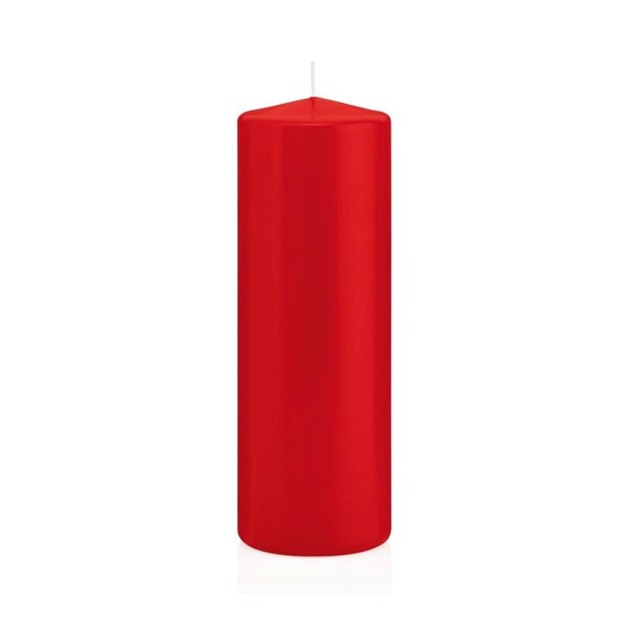 Candela Decorativa INNA-Glas Maeva - Sfera Rossa, Diametro 6 Cm, 10 Ore Di Durata, Made In Germany