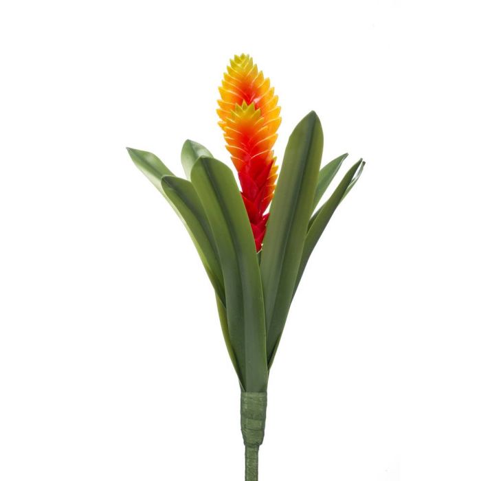 KARTIKA Ramo Di Trifoglio Finto Con 14 Fiori - Pianta Artificiale Decorativa Bianca, 20cm