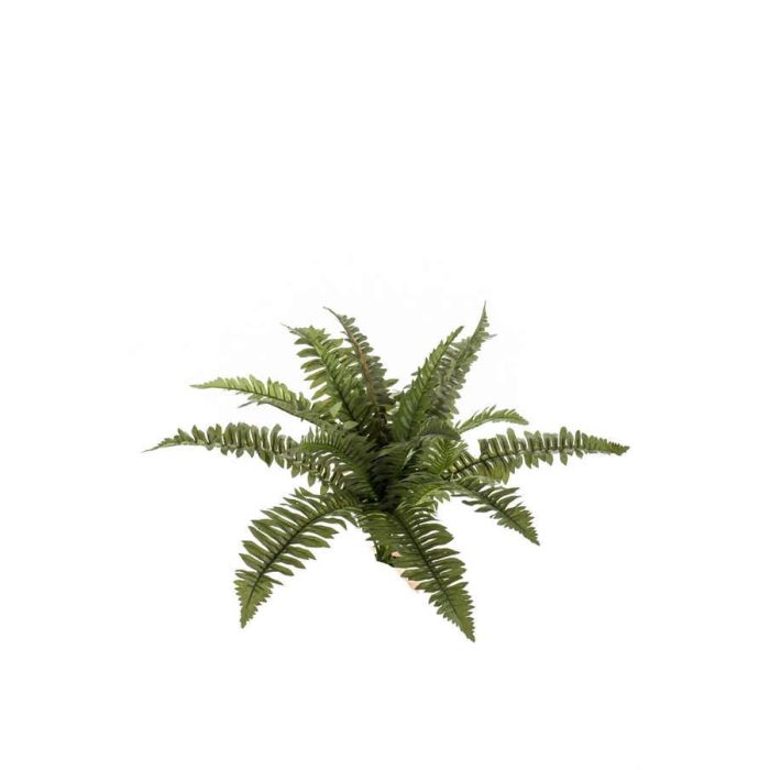 Hollyone Pianta artificiale di felce di Boston da 60 cm in vaso, cespugli di felce finti in vaso per interni ed esterni, felci artificiali di Boston per la decorazione della casa, giardino