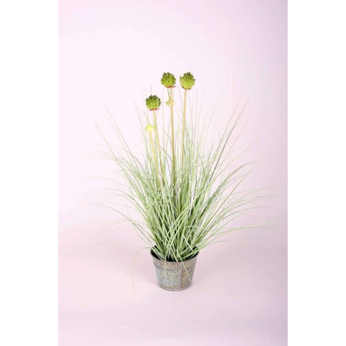 Allium Artificiale BOUTROS, Viola, 75cm - Allium Finto - Pianta Finta