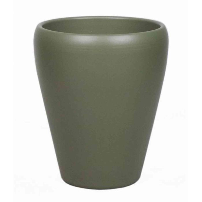 INNA-Glas Vaso In Ceramica Per Fiori - Forma Conica, Colore Turchese Chiaro Opaco, 17x14 Cm, Ideale Per Orchidee O Decorazioni Da Interno - 4