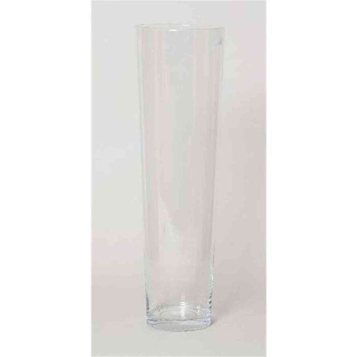 Vaso da pavimento in vetro CHELLY, imbuto/rotondo, trasparente, 90 cm