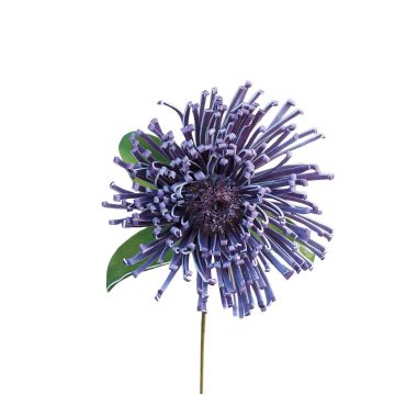 Fiore artificiale Protea in schiuma plastica ISLARTINA, viola scuro, 75 cm