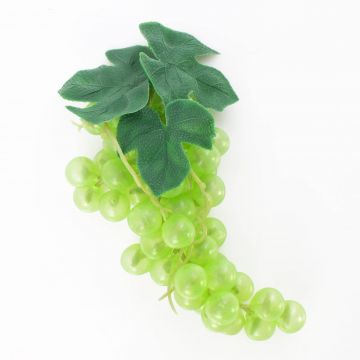Uva di plastica PEDRO, verde, 17cm, Ø6cm