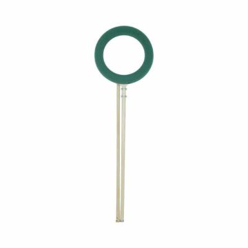 OASIS Schiuma umida ad anello ALECA su bastoncino in legno Bioline, verde, 4,5 cm, Ø30 cm