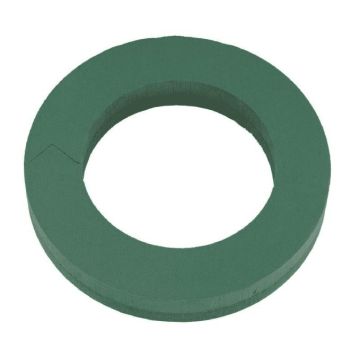 OASIS Massa floreale umida Corona RUMELA, Foam Frames base in schiuma rigida, verde, 6 cm, Ø 50 cm