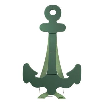 Schiuma umida OASIS Ancora EOLO, base in legno Bioline, supporto in legno, verde, 51,5x31,5x4,5 cm