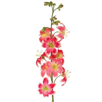 Giglio artificiale LABRICKA, rosa scuro-giallo, 100 cm, Ø 9 cm