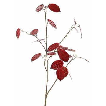 Ramo decorativo Lunaria LOUDIAS, rosso, 90 cm