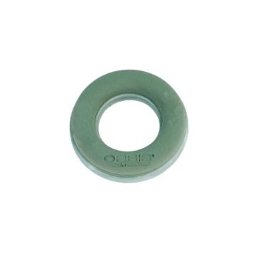Schiuma umida OASIS anello SOANA, base in schiuma rigida EcoBase, verde, 4 cm, Ø 18 cm