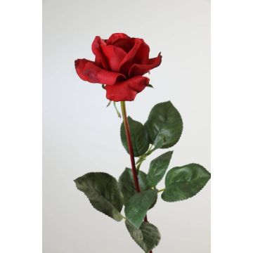 Rosa finta AMELIE, rosso, 70cm, Ø8cm