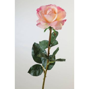 Rosa finta AMELIE, rosa, 70cm, Ø8cm