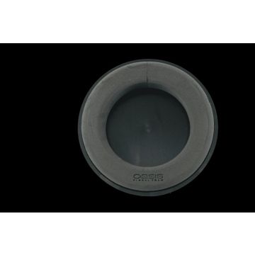 OASIS Black Ideal schiuma floricola umida anello KAILA, vaschetta in composto di carta, nero, 4,5 cm, Ø30 cm