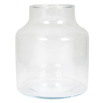 Vaso da tavola in vetro SIARA, trasparente, 20cm, Ø16,8cm